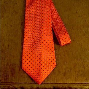 100% Silk Roundtree & Yorke orange tie